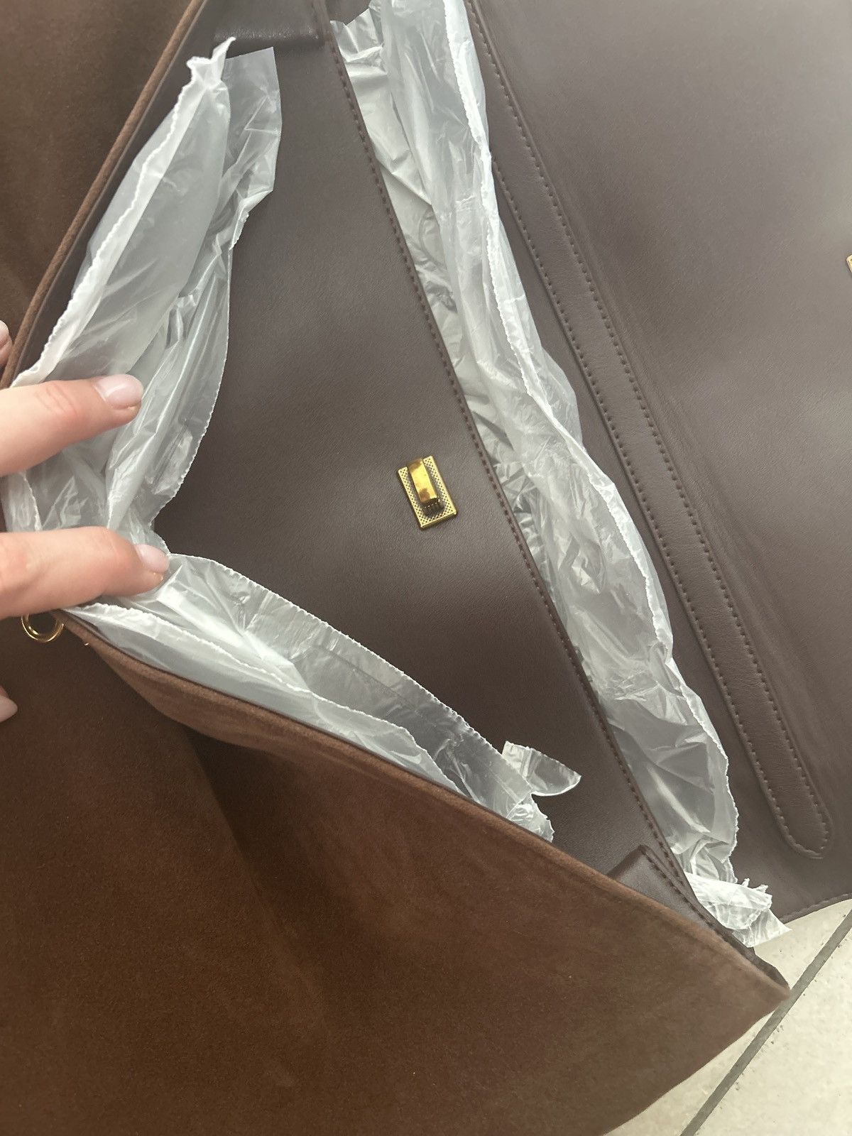 Japanese Brand Big brown bag Size ONE SIZE - 8 Thumbnail