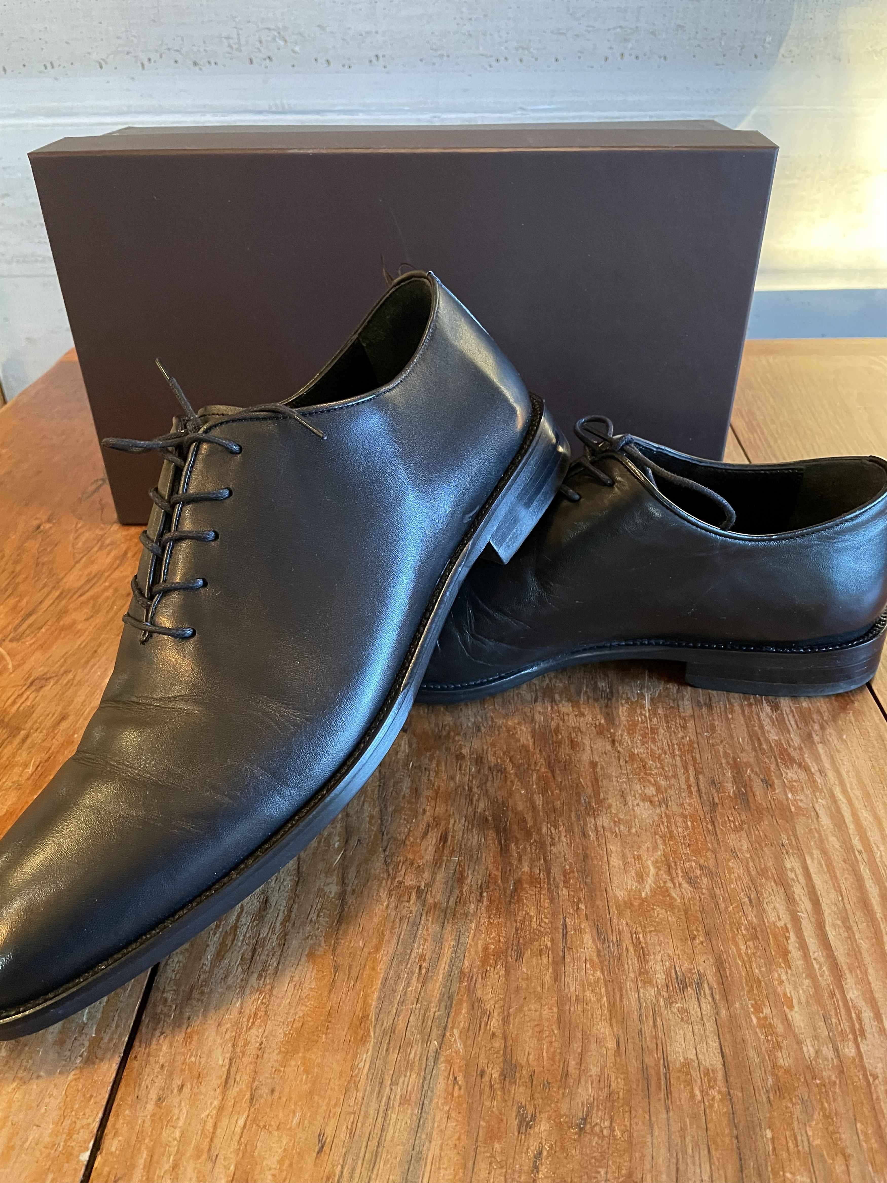 Other VellaPais Pile Oxford, Black Leather, Men's 10.5 Size US 10.5 / EU 43-44 - 2 Thumbnail