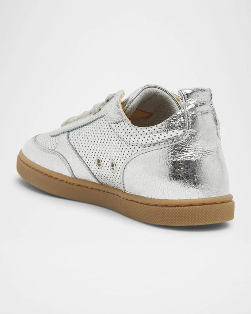 Christian Louboutin os11x0126 Tutti Rui Donna Metallic Sneakers in Silver Size US 9 / EU 42 - 2 Thumbnail