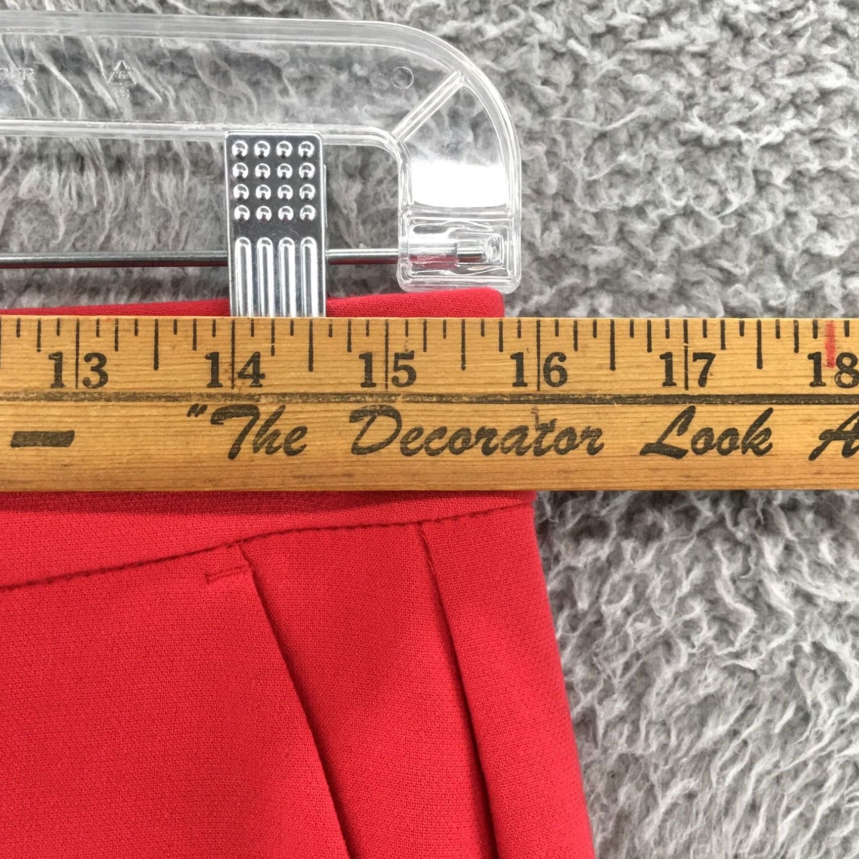 Old Navy Old Navy Dress Pants Women 6 Red Mid Rise Flat Front Casual NEW Trouser Pants Regular Straight Pant Size 28" / US 6 / IT 42 - 5 Thumbnail