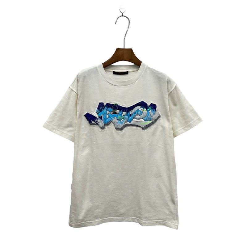 Louis Vuitton Louis Vuitton White graffiti short sleeves Size US S / EU 44-46 / 1 - 1 Thumbnail