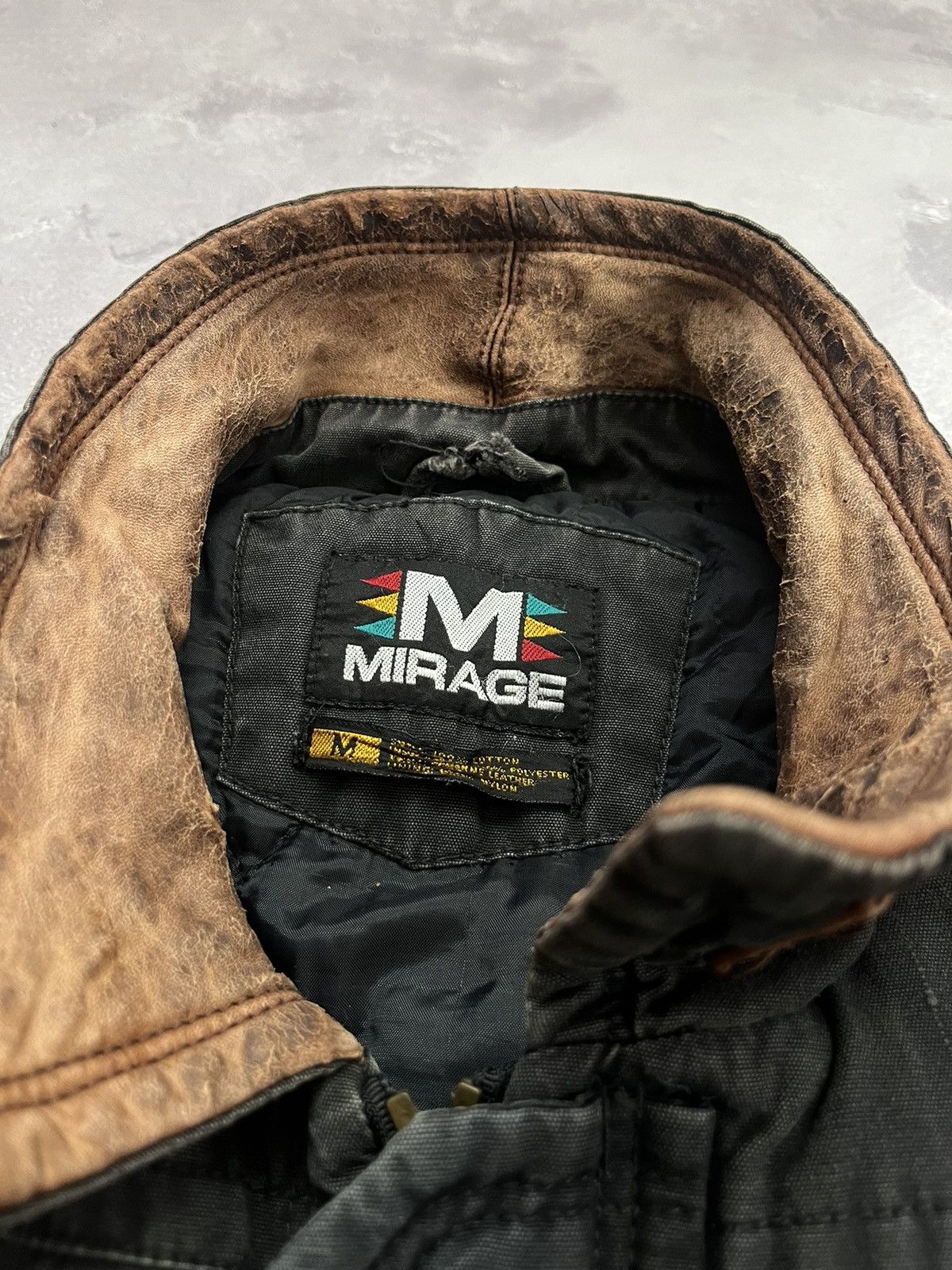 Mirage Vintage Mirage SAINTS Denim Long Jacket Distressed Size M Size US M / EU 48-50 / 2 - 13 Thumbnail