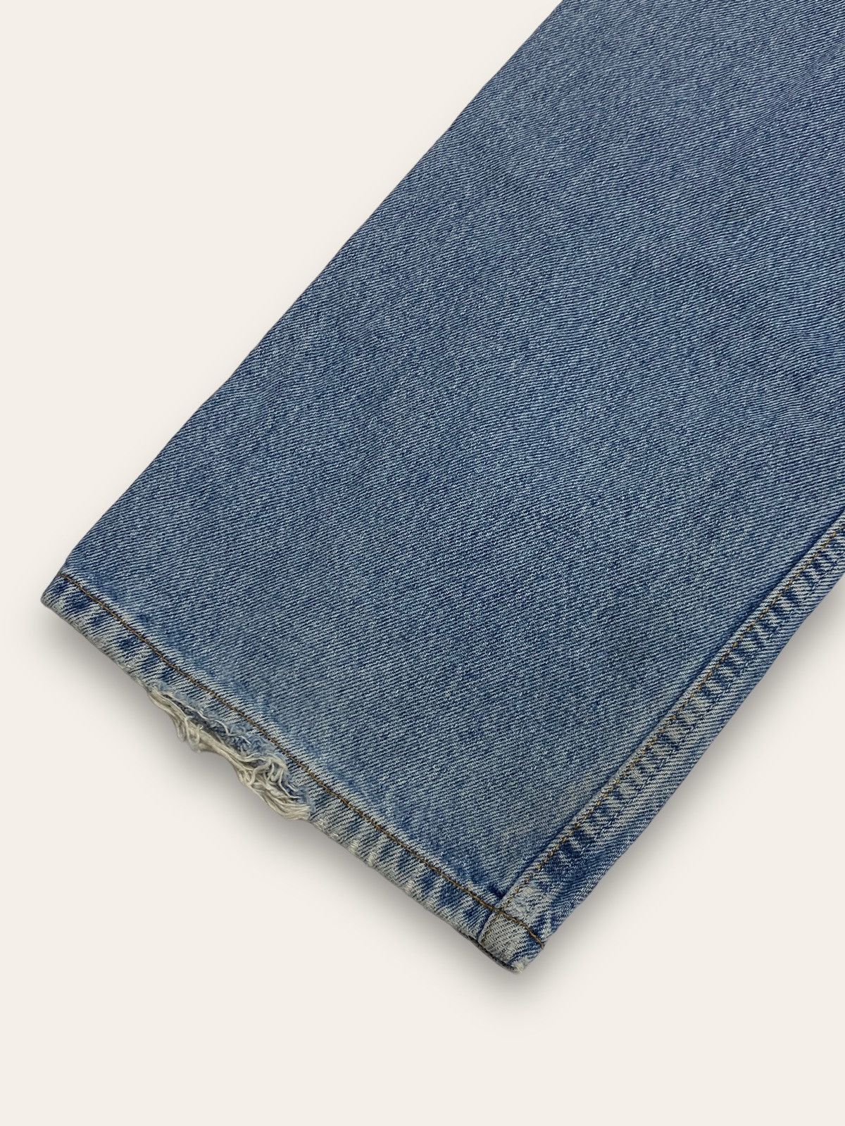 Jean Vintage LEVI'S Light Wash Blue Distressed Baggy Jeans Size US 28 / EU 44 - 10 Thumbnail