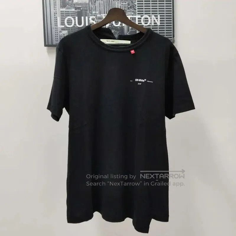 Off-White Off-White Black Cotton Lettered T-Shirt for Men . Size US S / EU 44-46 / 1 - 1 Thumbnail