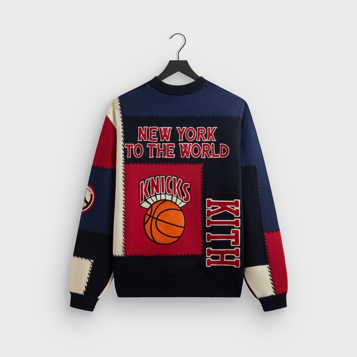 Kith Kith for the New York Knicks Patchwork Crewneck Sweater XL Size US XL / EU 56 / 4 - 4 Thumbnail