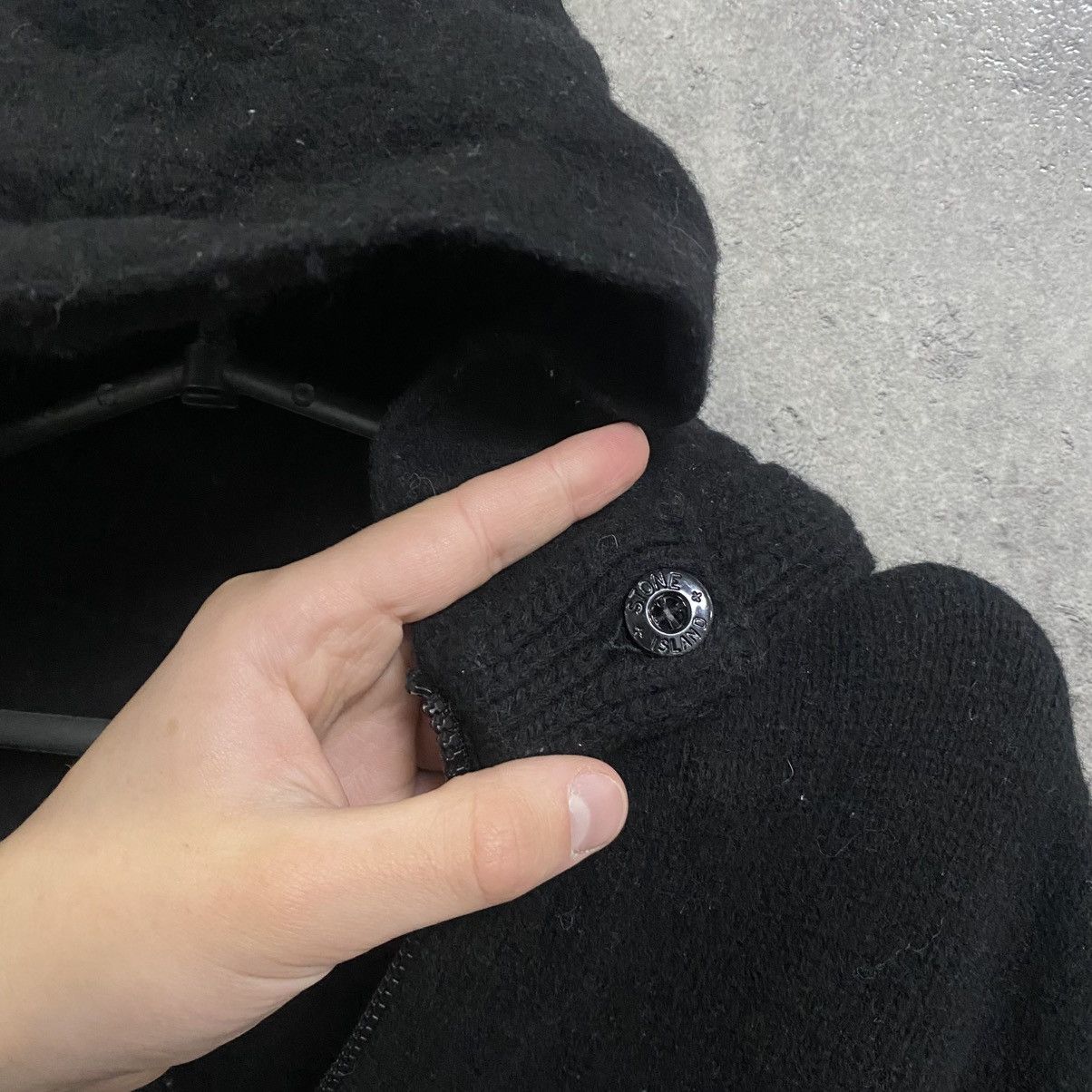 Stone Island Vintage Stone Island Wool Zip Hoodie Size US M / EU 48-50 / 2 - 6 Thumbnail