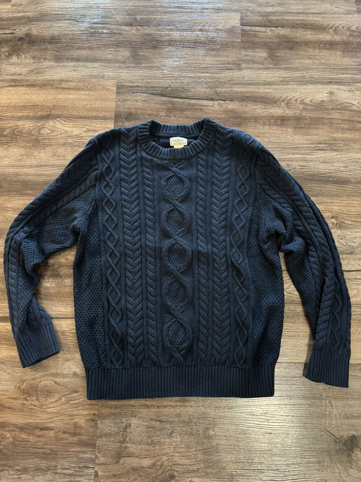 L.L. Bean L.L. Bean Cable Knit Sweater Size US L / EU 52-54 / 3 - 1 Thumbnail