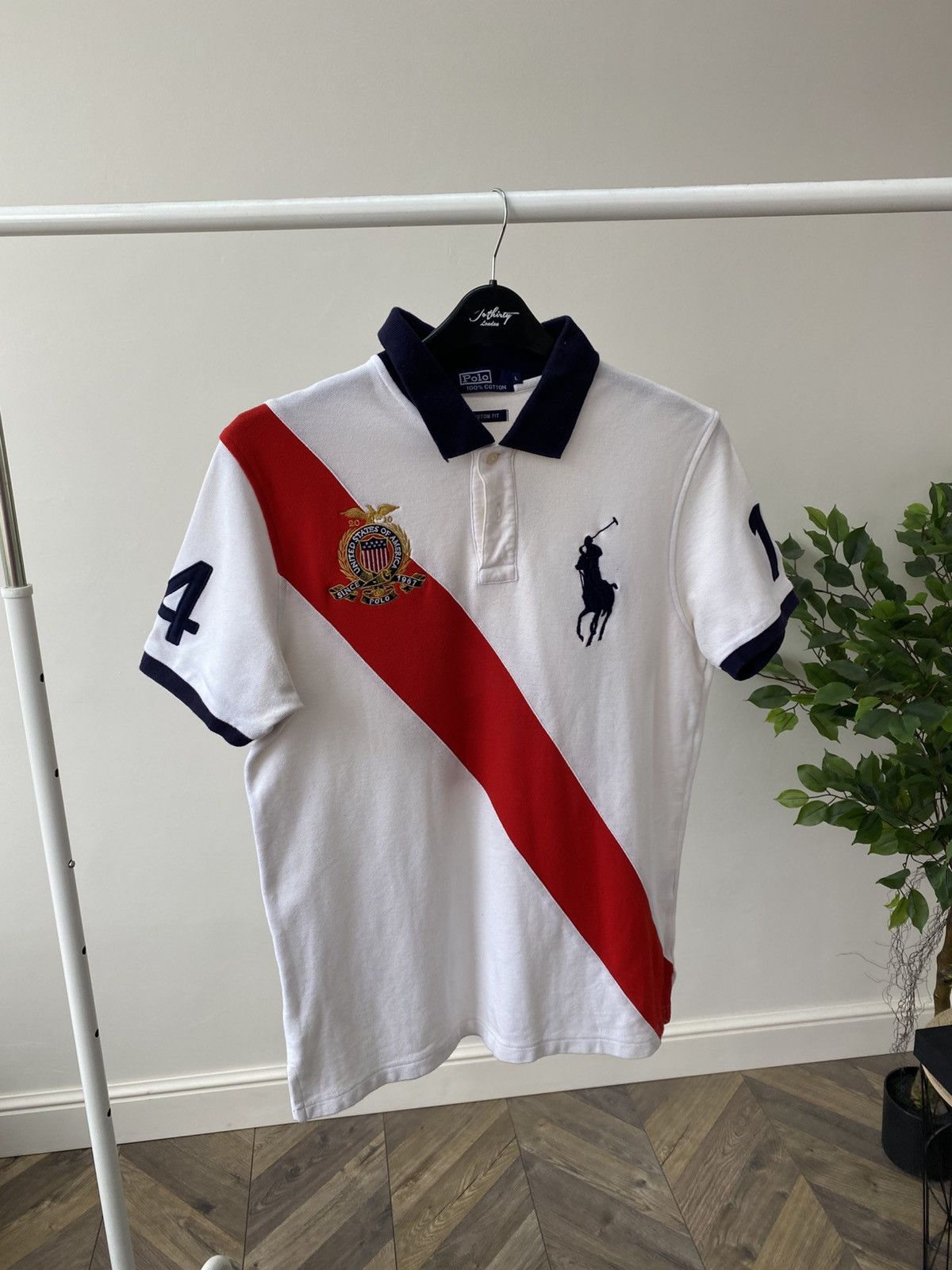 Polo Ralph Lauren × Vintage Vintage Polo Ralph Lauren United States USA Polo Shirt Size US L / EU 52-54 / 3 - 1 Thumbnail