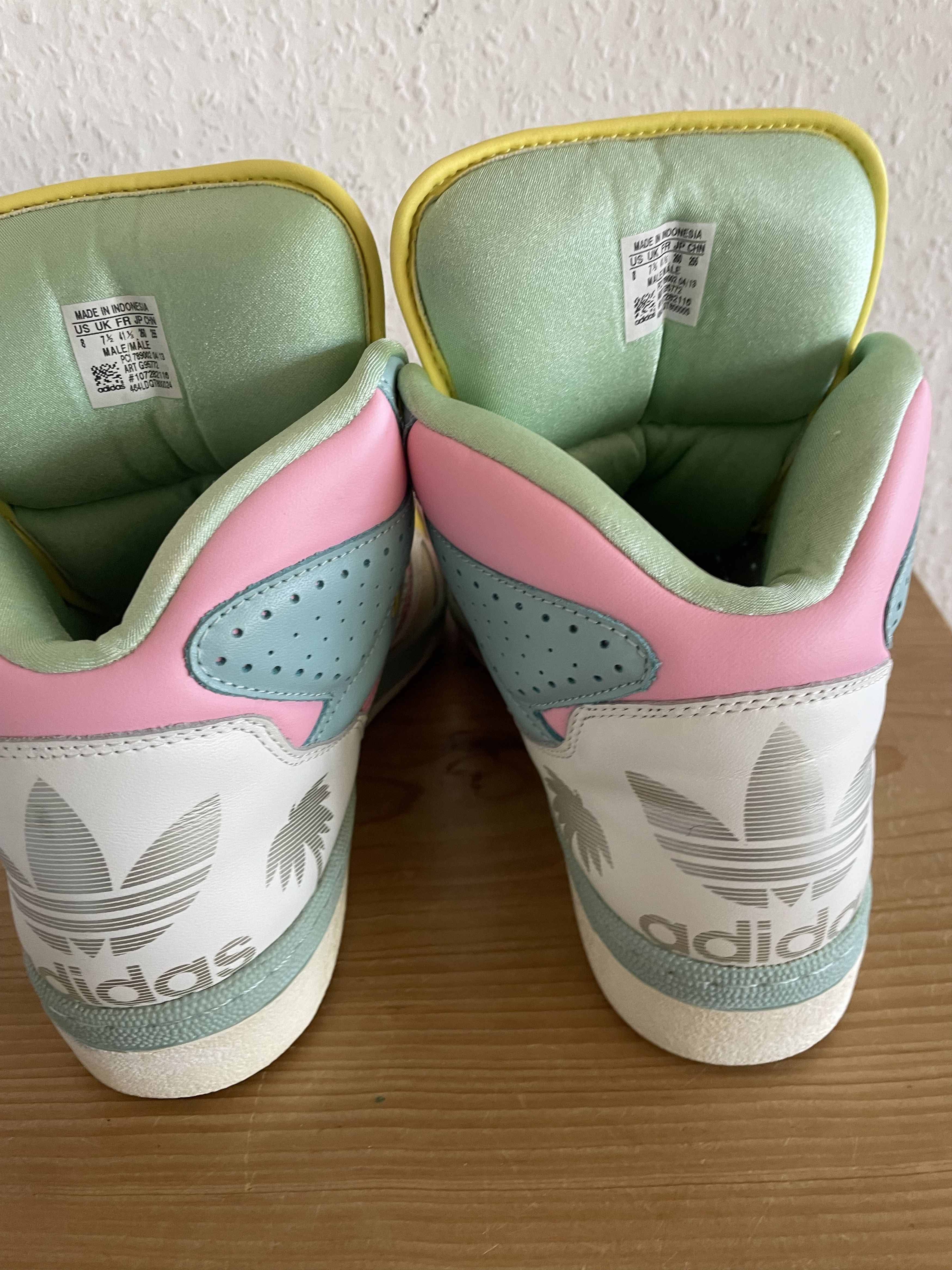 Adidas × Jeremy Scott JS License Plate Miami Sneakers Size US 8 / EU 41 - 9 Thumbnail