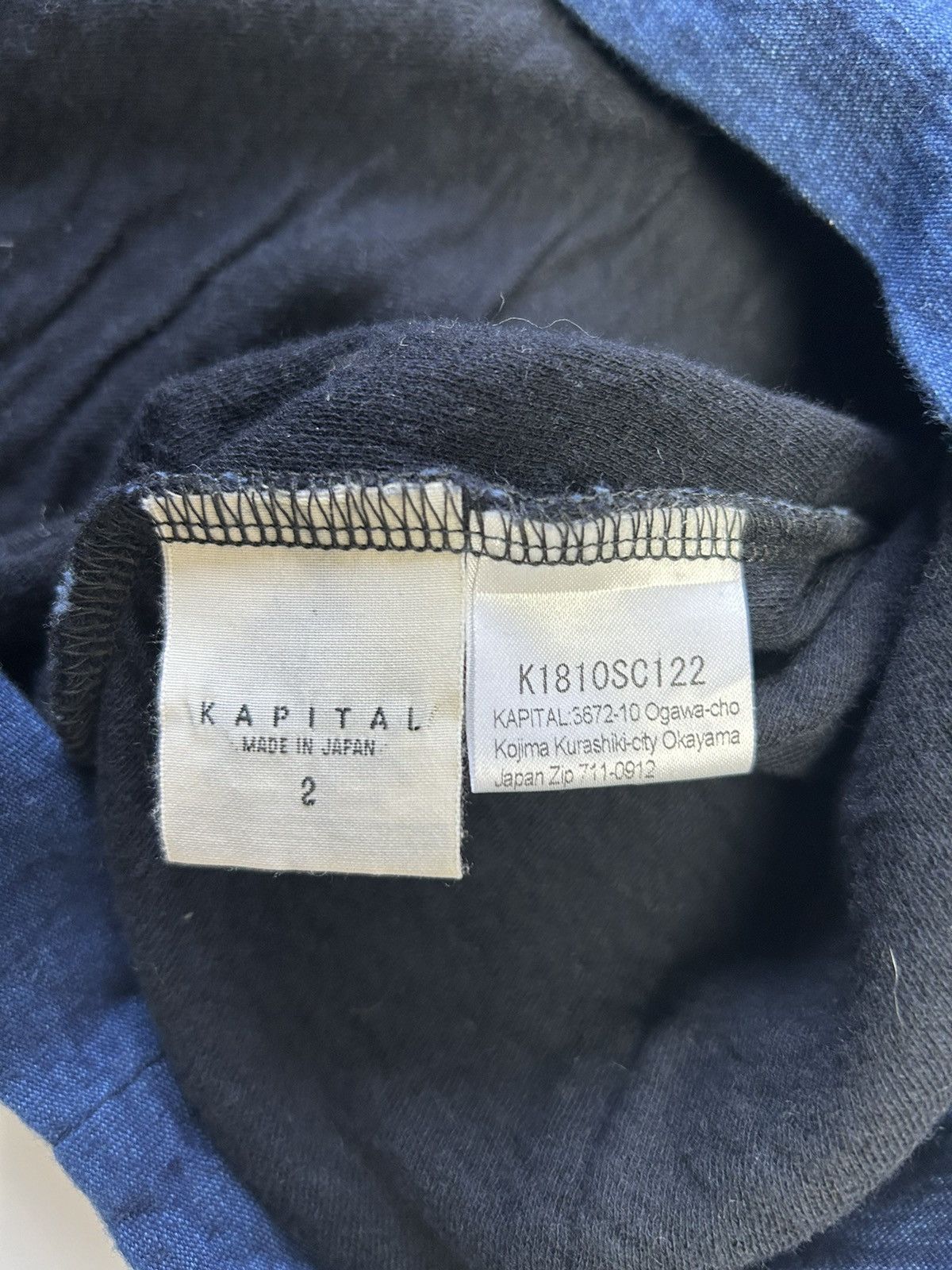 Kapital × Kapital Kountry KAPITAL KNIT INDIGO VEST Size US S / EU 44-46 / 1 - 5 Thumbnail