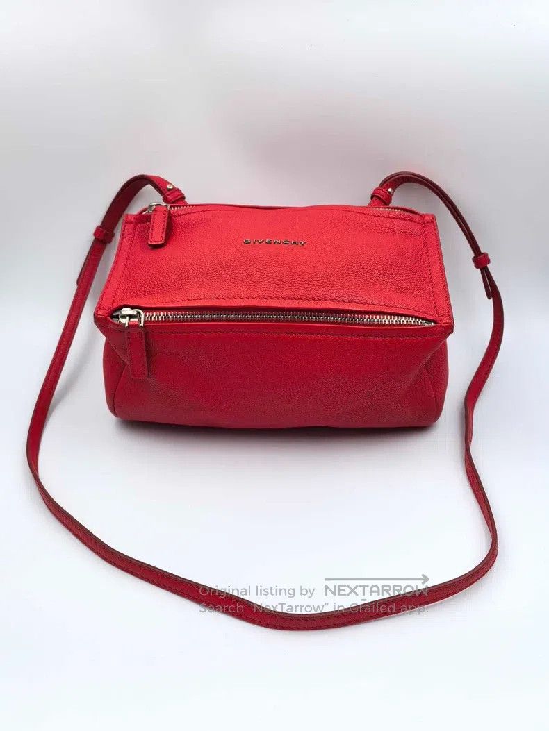 Other Givenchy Sling Bag Goat Leather Long 23 Red Bag Size ONE SIZE - 1 Thumbnail