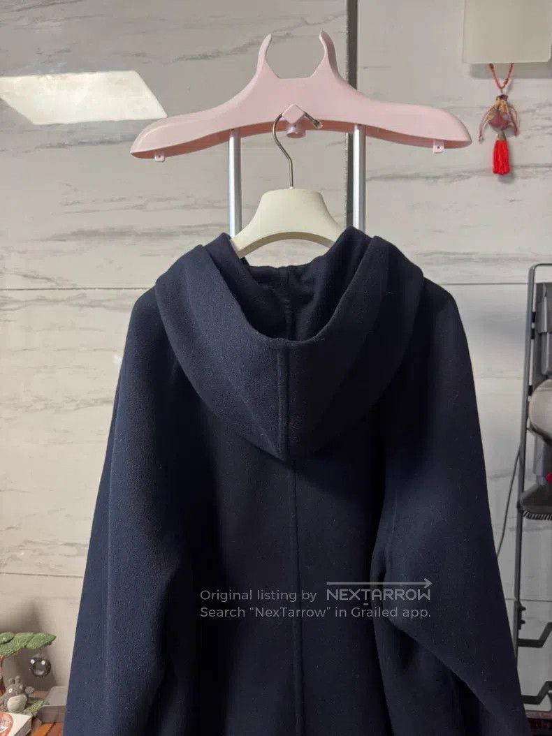 Loewe Loewe Navy Hooded Coat Size XS / US 0-2 / IT 36-38 - 7 Thumbnail
