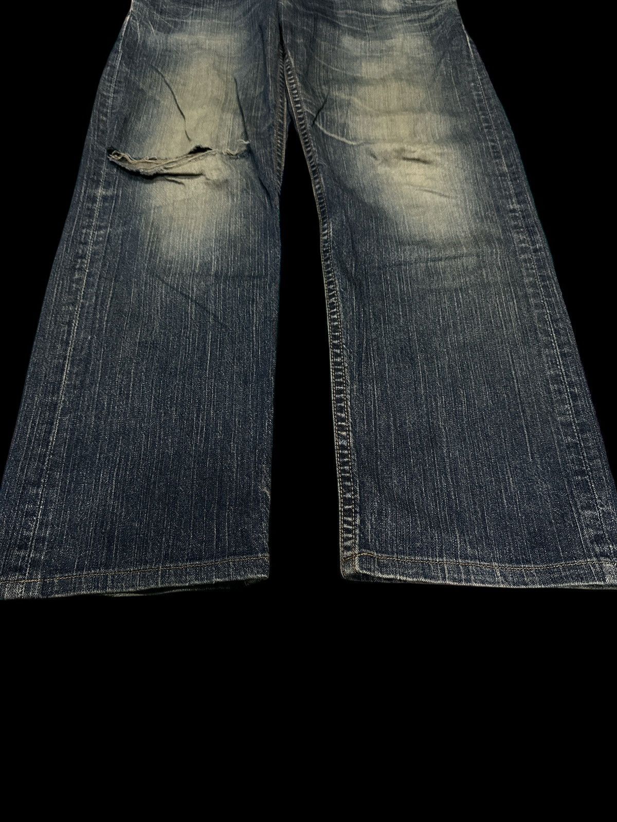 If Six Was Nine Distress Denim Edwin Vintage Blue Trip 💥 Size US 32 / EU 48 - 5 Thumbnail