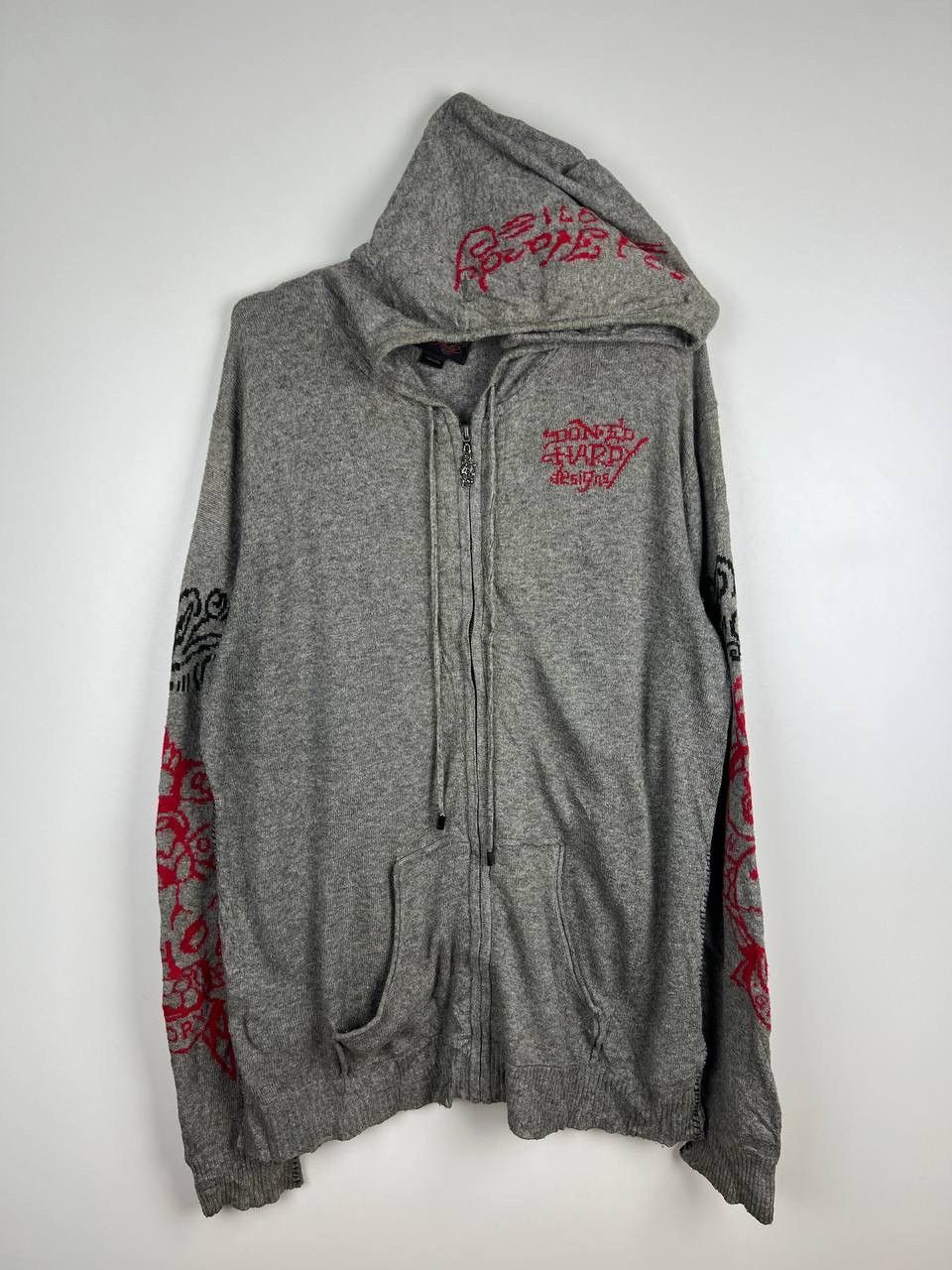 Ed Hardy Ed Hardy vintage crazy zip sweater size XXL Size US XXL / EU 58 / 5 - 1 Thumbnail