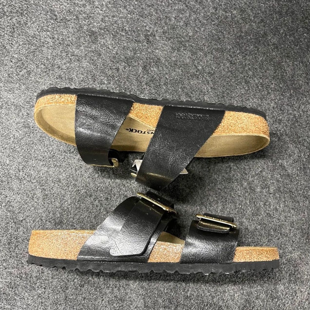 VINTAGE BIRKENSTOCK Sydney Luxe Buckle Sandals Unisex Size M9/W11 Licorice