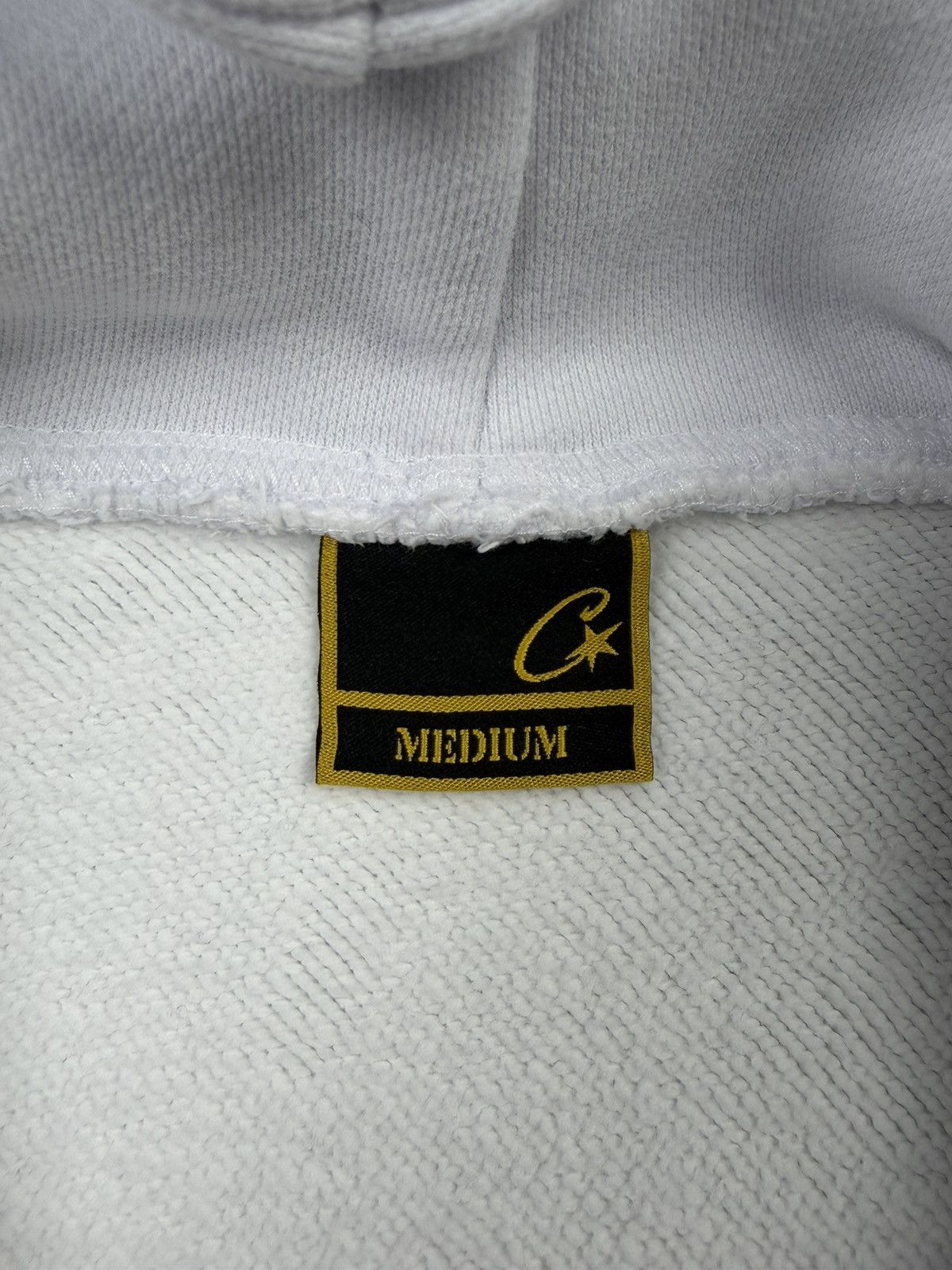 Corteiz Corteiz Alcatraz Big Logo White Heavy Cotton Hoodie STREETW Size US M / EU 48-50 / 2 - 14 Thumbnail