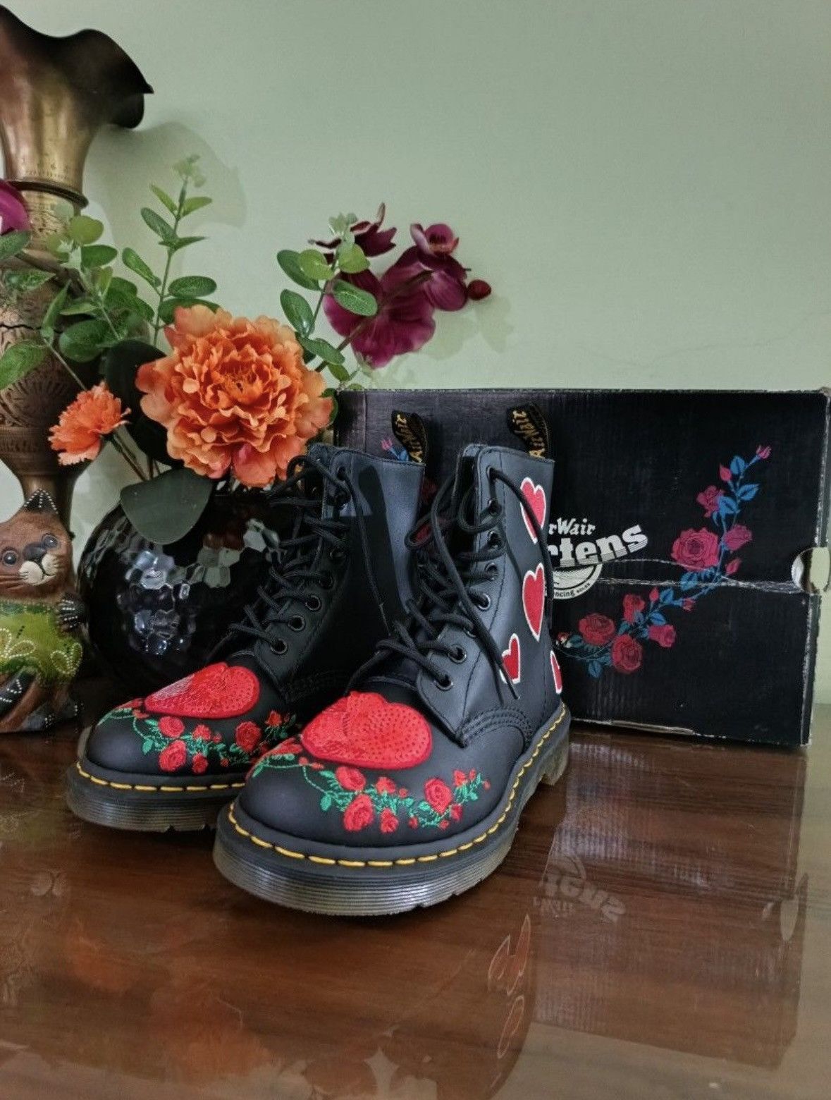 Dr. Martens Dr martens pascal sequin hearts Size US 7.5 / IT 37.5 - 1 Thumbnail