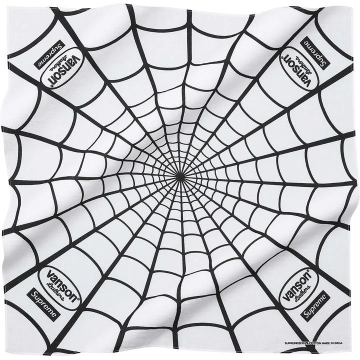 Supreme × Vanson Leathers Supreme Vanson Leathers Spider-Man Bandana Size ONE SIZE - 1 Preview