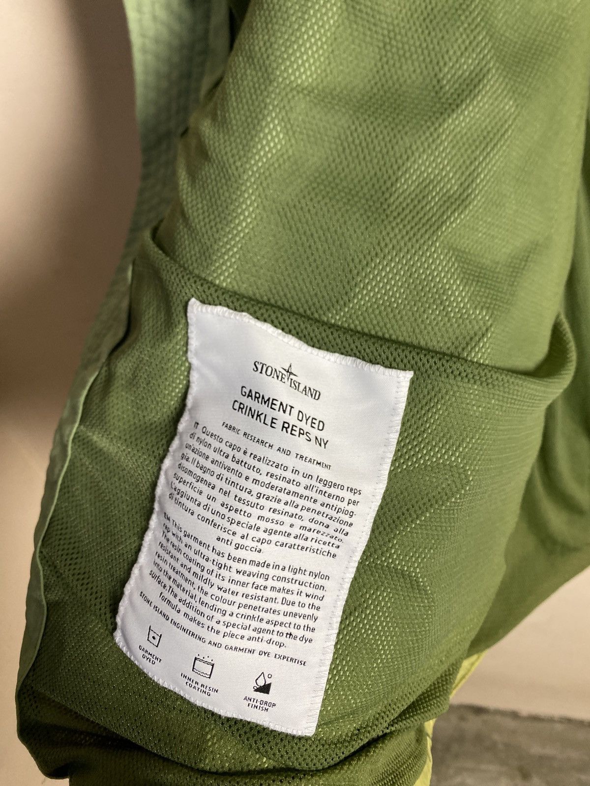 Stone Island STONE ISLAND GARMENT DYE CRINKLE REPS Size US XXL / EU 58 / 5 - 10 Thumbnail