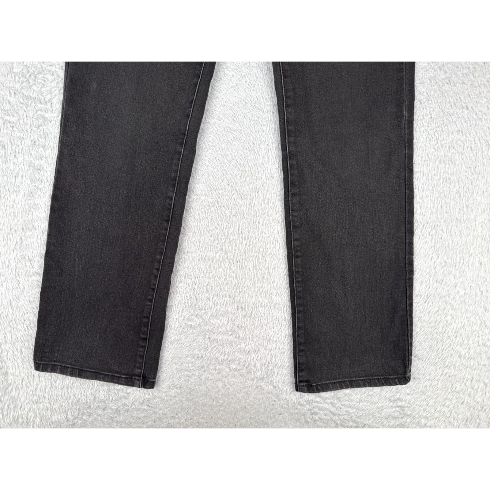 Charter Club Charter Club Jeans Womens 4 Black Denim Lexington Straight Leg Mid Rise 28x31 Size 27" / US 4 / IT 40 - 2 Thumbnail