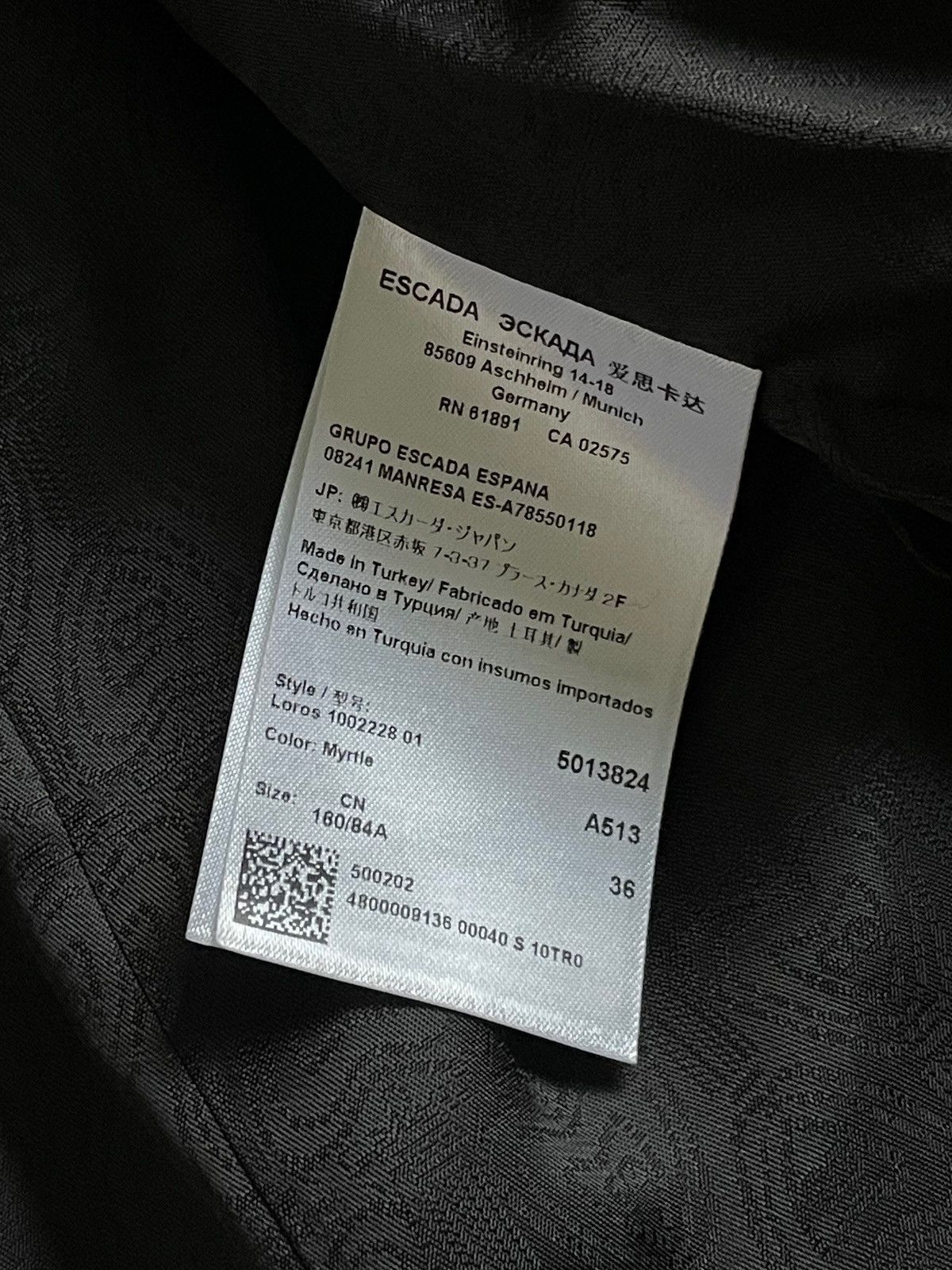 Escada Escada Purple Quilted Real Fur B-3 Long Jacket Coat Size M / US 6-8 / IT 42-44 - 14 Thumbnail