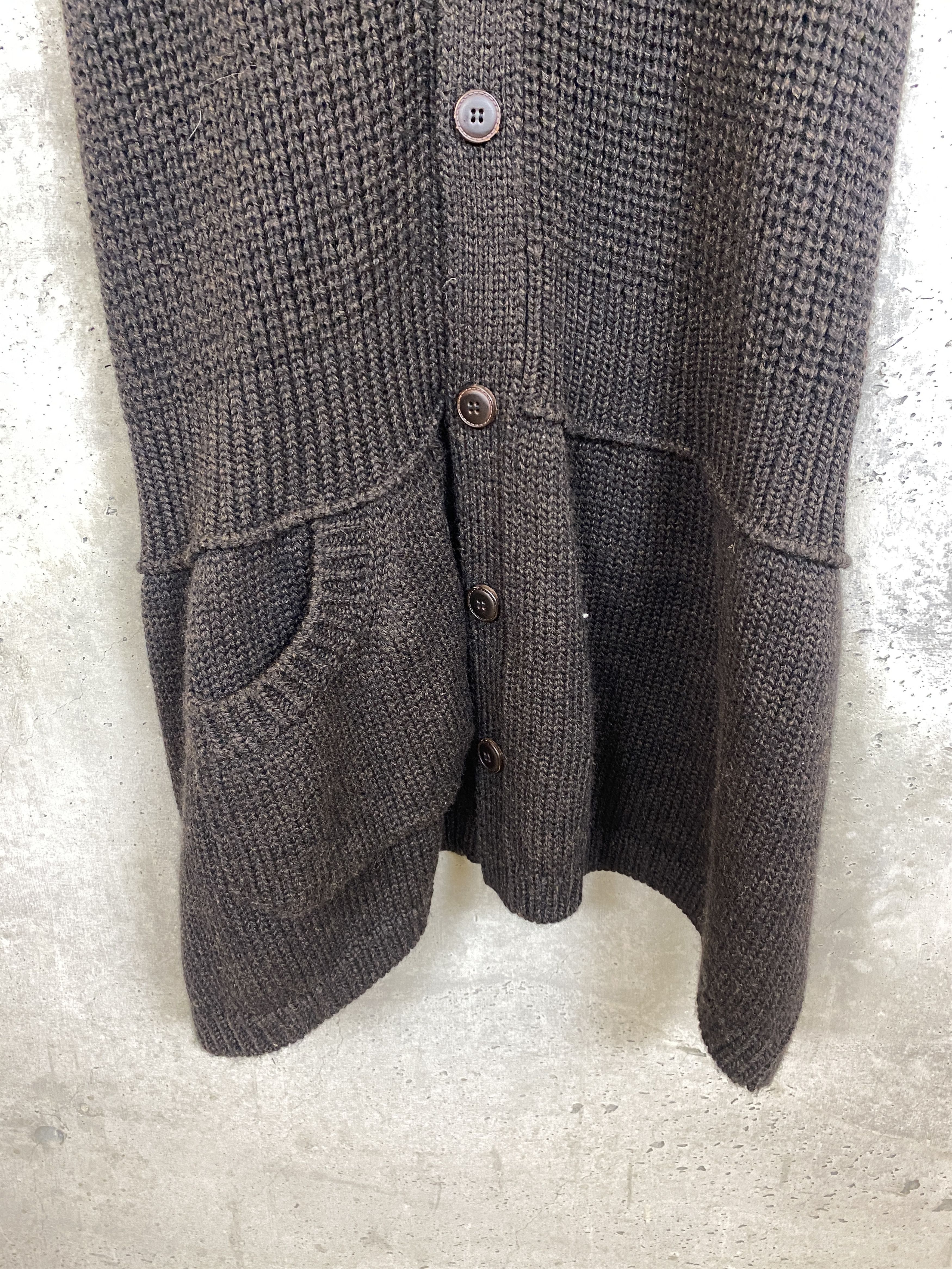 Yohji Yamamoto Y'S YOHJI YAMAMOTO WOOL KNIT SWEATER JACKET SIZE MEDIUM Size US M / EU 48-50 / 2 - 4 Thumbnail