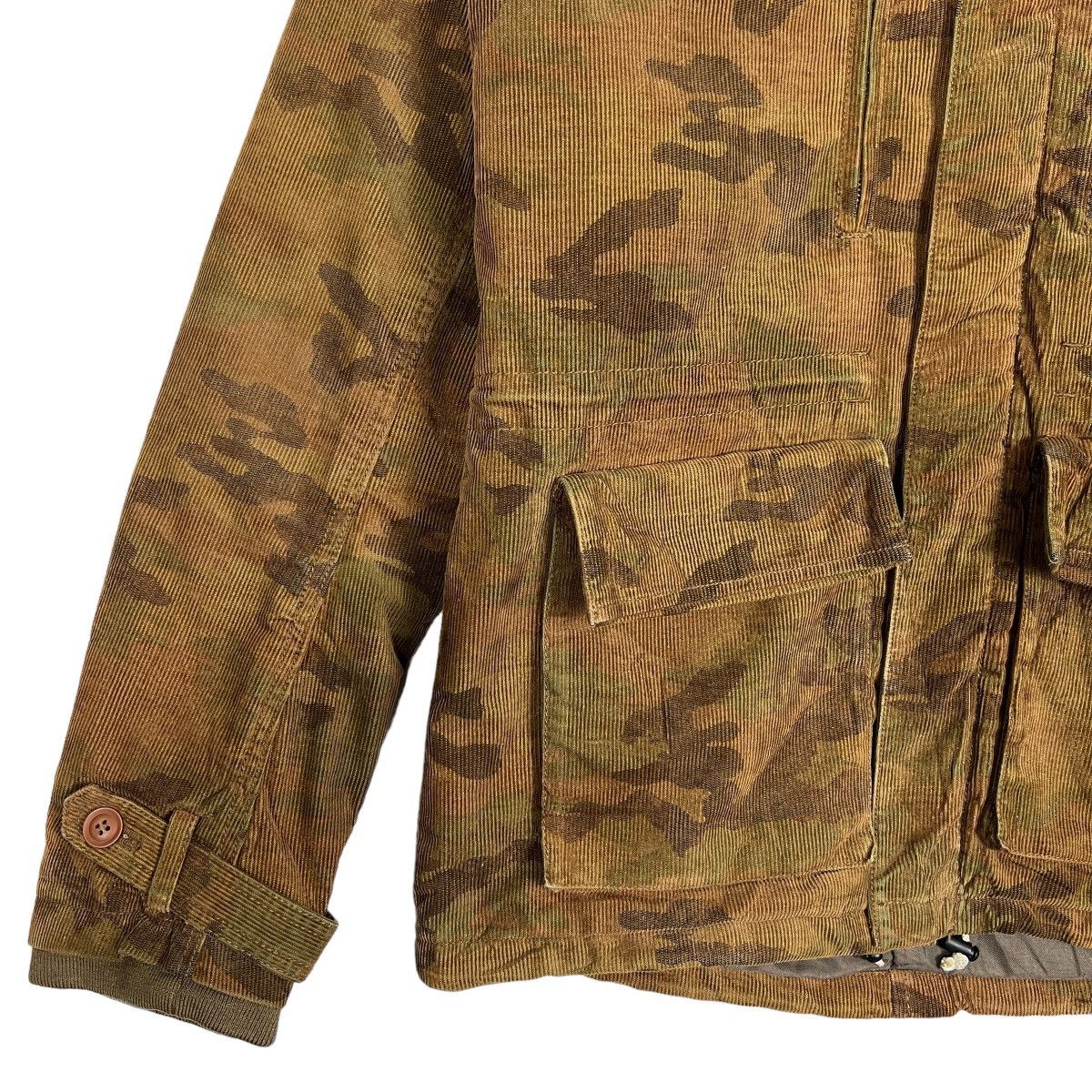 GOODENOUGH 🔥 NO CONCEPT BUT GOOD SENSE WOODLAND CAMO CORDUROY JACKET Size US M / EU 48-50 / 2 - 4 Thumbnail