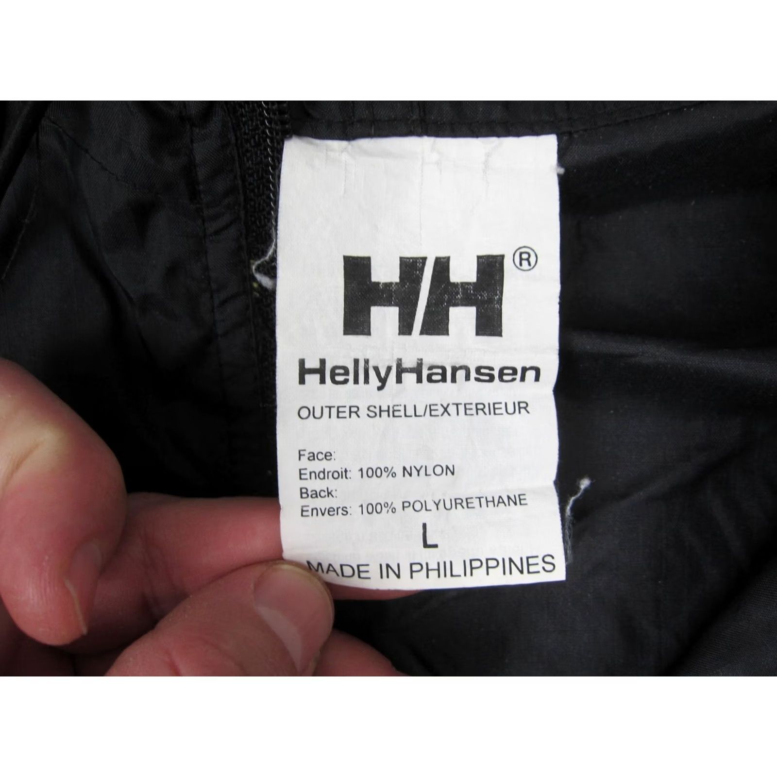 Helly Hansen Helly Hansen Jacket Mens L Black Rain Coat Helly Tech Protection Hooded Full Zip Solid Outdoors Weather Coat Rain Jacket Size US L / EU 52-54 / 3 - 4 Thumbnail