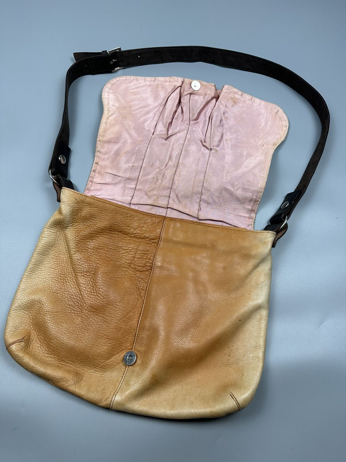 Genuine Leather Vintage Custom Made Leather Leopard Shoulder Bags Size ONE SIZE - 6 Thumbnail