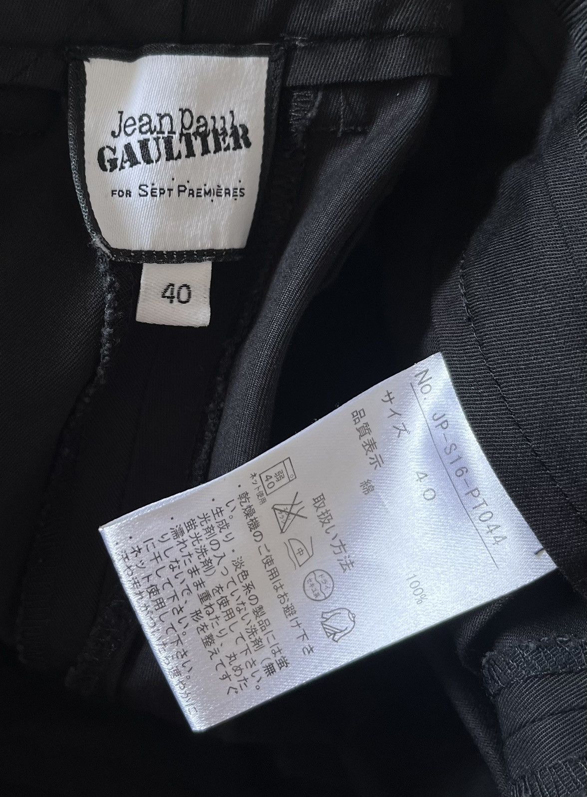 Jean Paul Gaultier TAX FREE 🇺🇸 Jpg for sept premieres balloon slim trousers Size US 29 - 4 Thumbnail