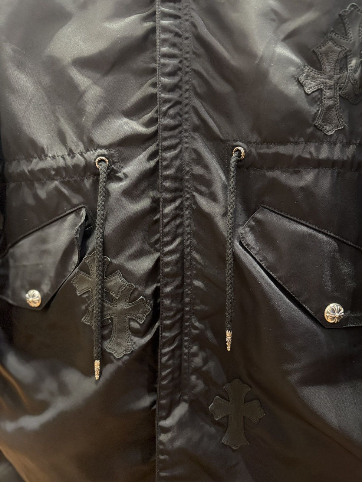 Chrome Hearts Chrome Hearts Nylon Cross Patch Parka Size US S / EU 44-46 / 1 - 2 Thumbnail