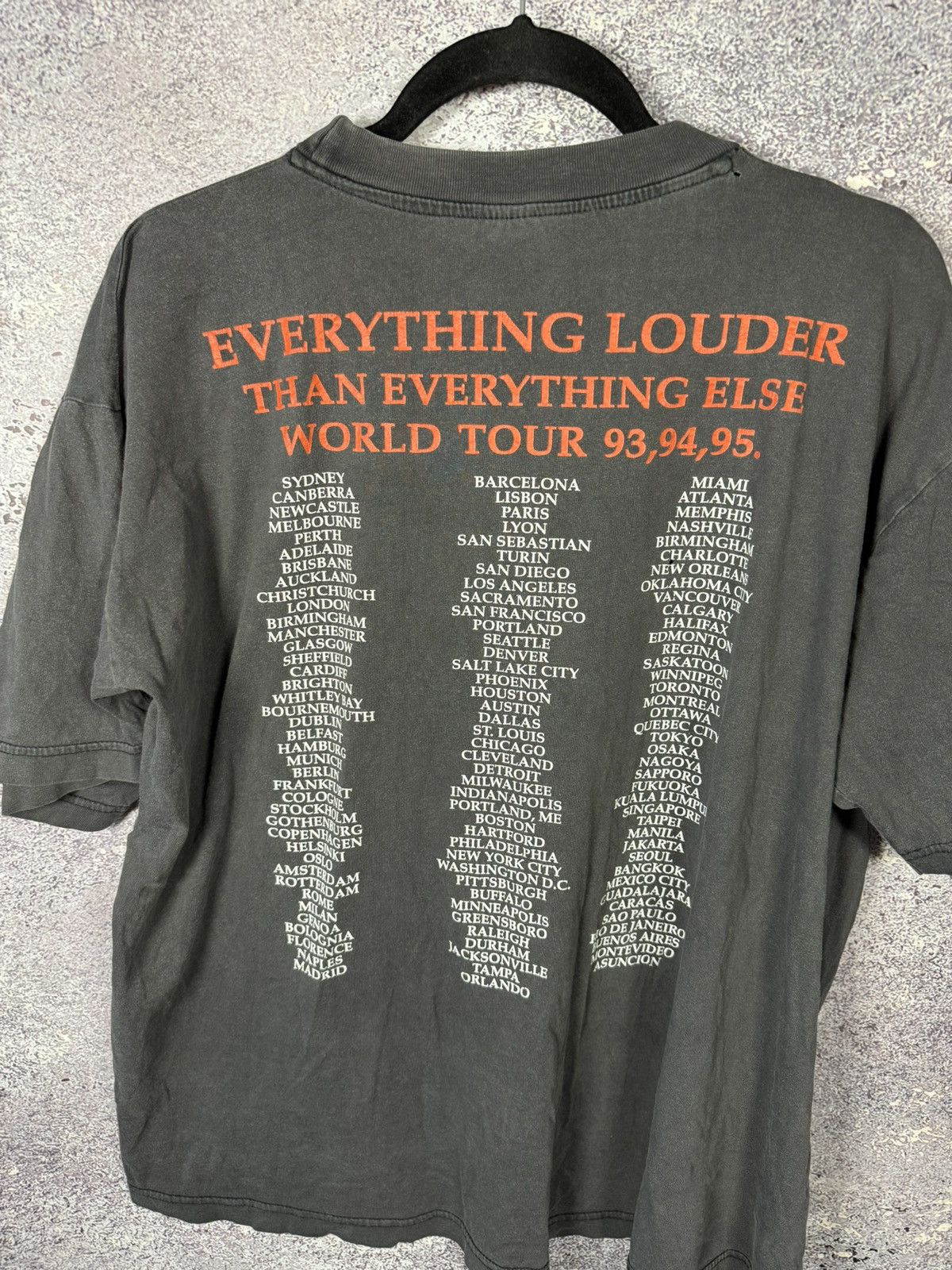 Band Tees × Vintage 🇺🇸 Vintage 1994 Meat Loaf Europe Tour Rock T-Shirt size XL Size US XL / EU 56 / 4 - 11 Thumbnail