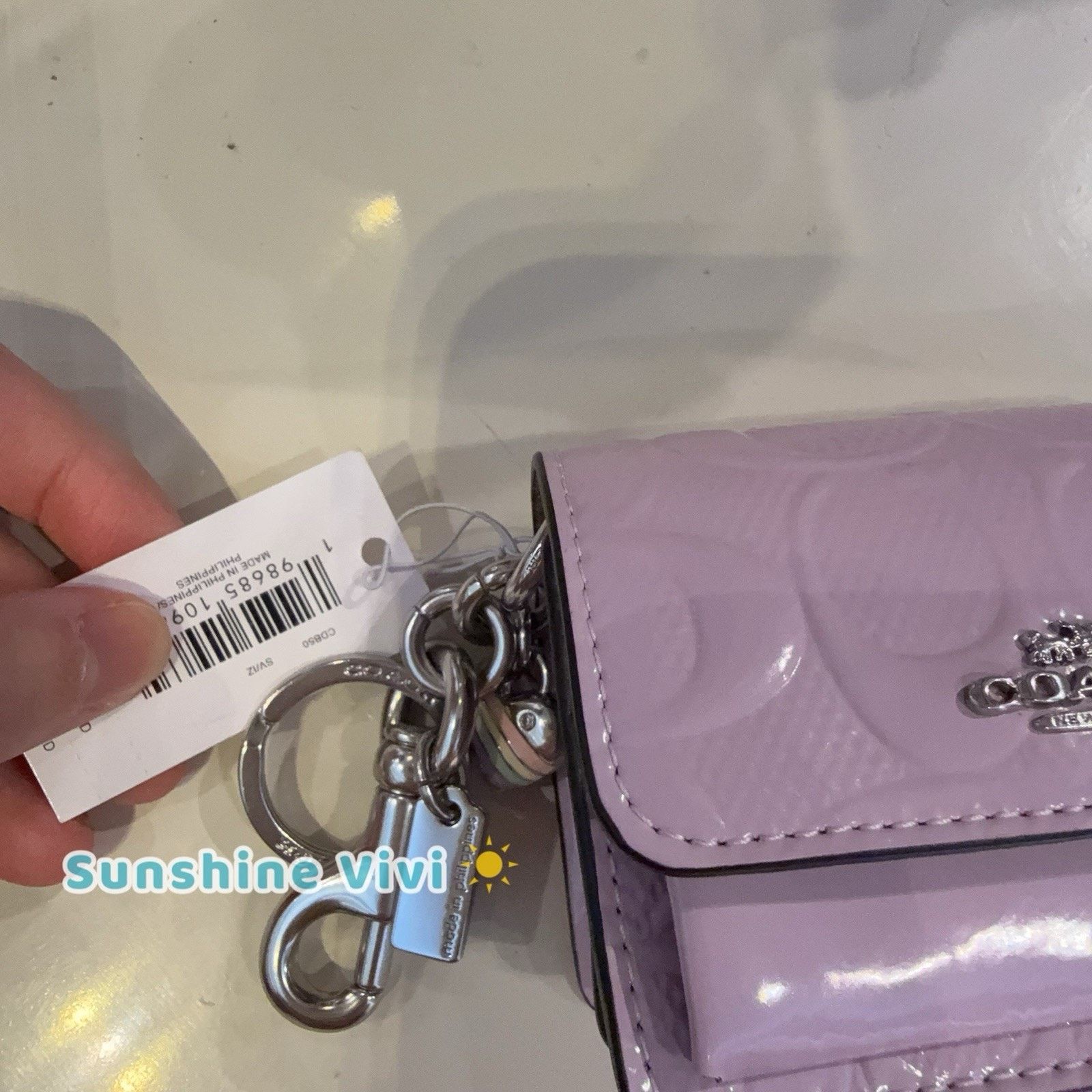 Coach NWT COACH Heart Bag Charm Leather Heart Charm CDB50 (NO BAG) Size ONE SIZE - 4 Thumbnail