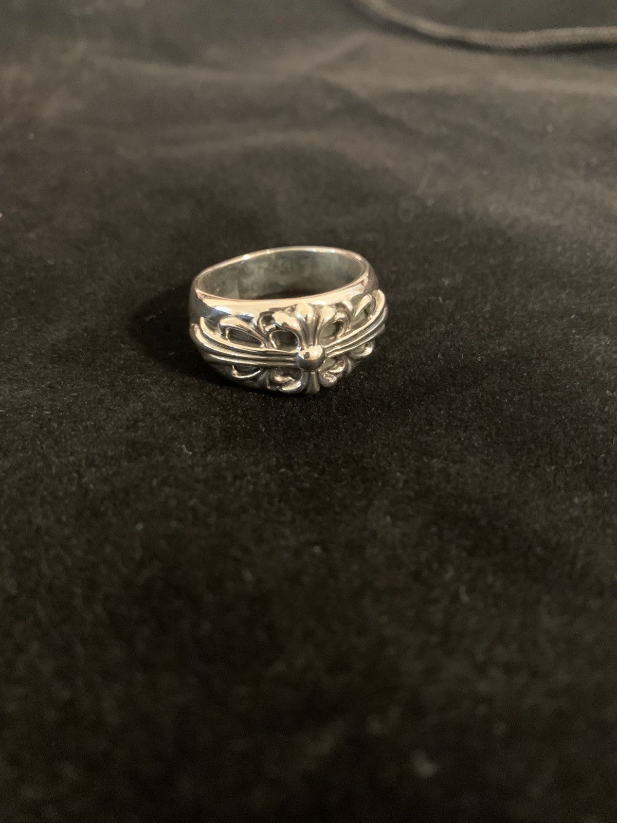 Chrome Hearts Floral Cross Ring