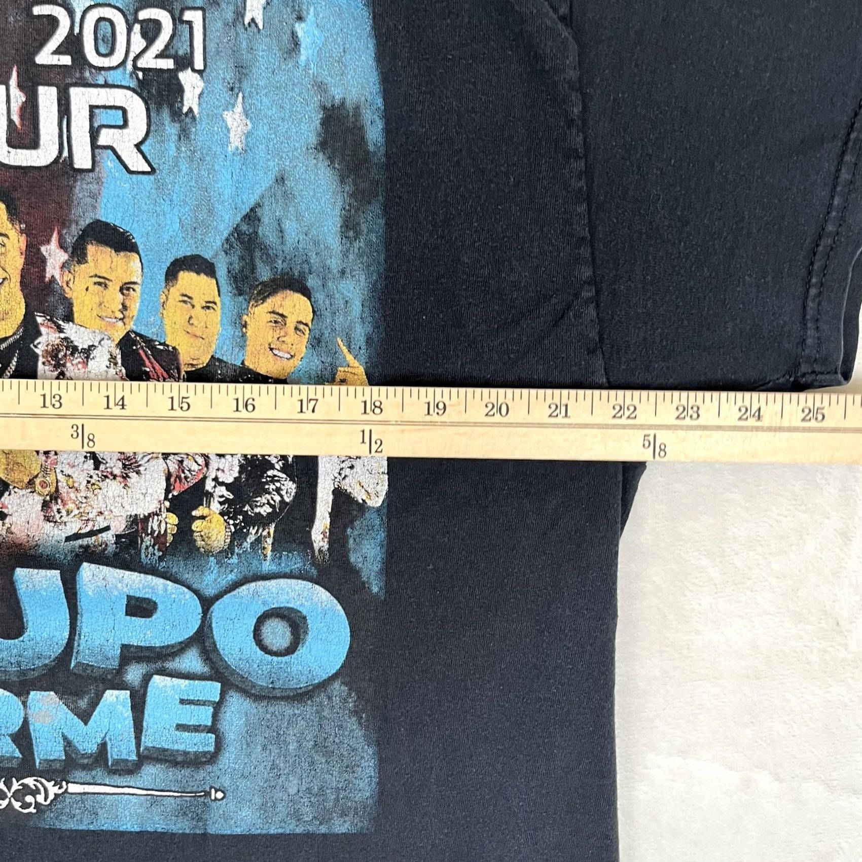 Vintage Grupo Firme Shirt Mens XL Black Firme 2021 Tour Concert Graphic Tee Size US XL / EU 56 / 4 - 5 Thumbnail