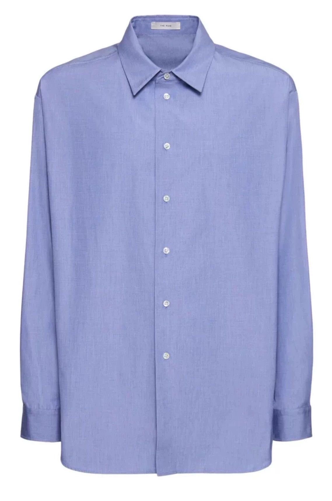 The Row THE ROW men's blue shirt M new Size US M / EU 48-50 / 2 - 2 Thumbnail