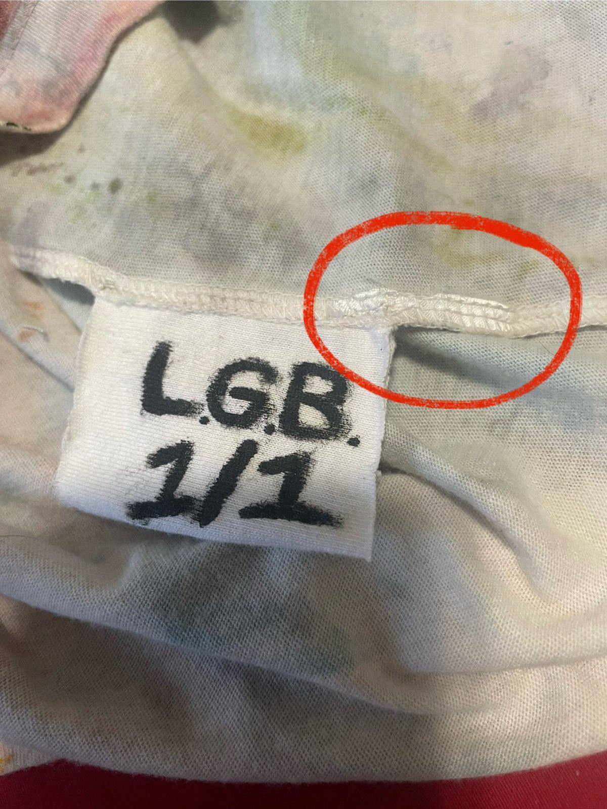 Le Grande Bleu (L.G.B.) Le Grand Bleu 1/1 Rainbow Multi-Color Paint Design Tanktop Size US M / EU 48-50 / 2 - 8 Thumbnail