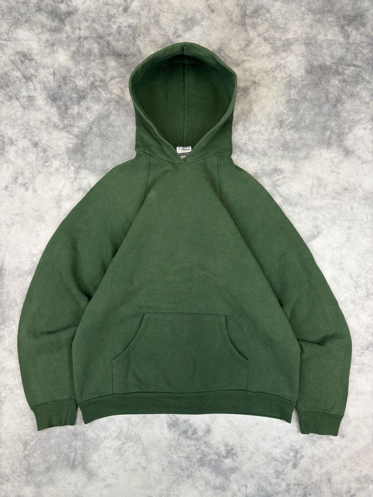 Kanye West Vintage 90s basic boxy blank hoodie Bootle green Kanye west Size US XL / EU 56 / 4 - 1 Thumbnail