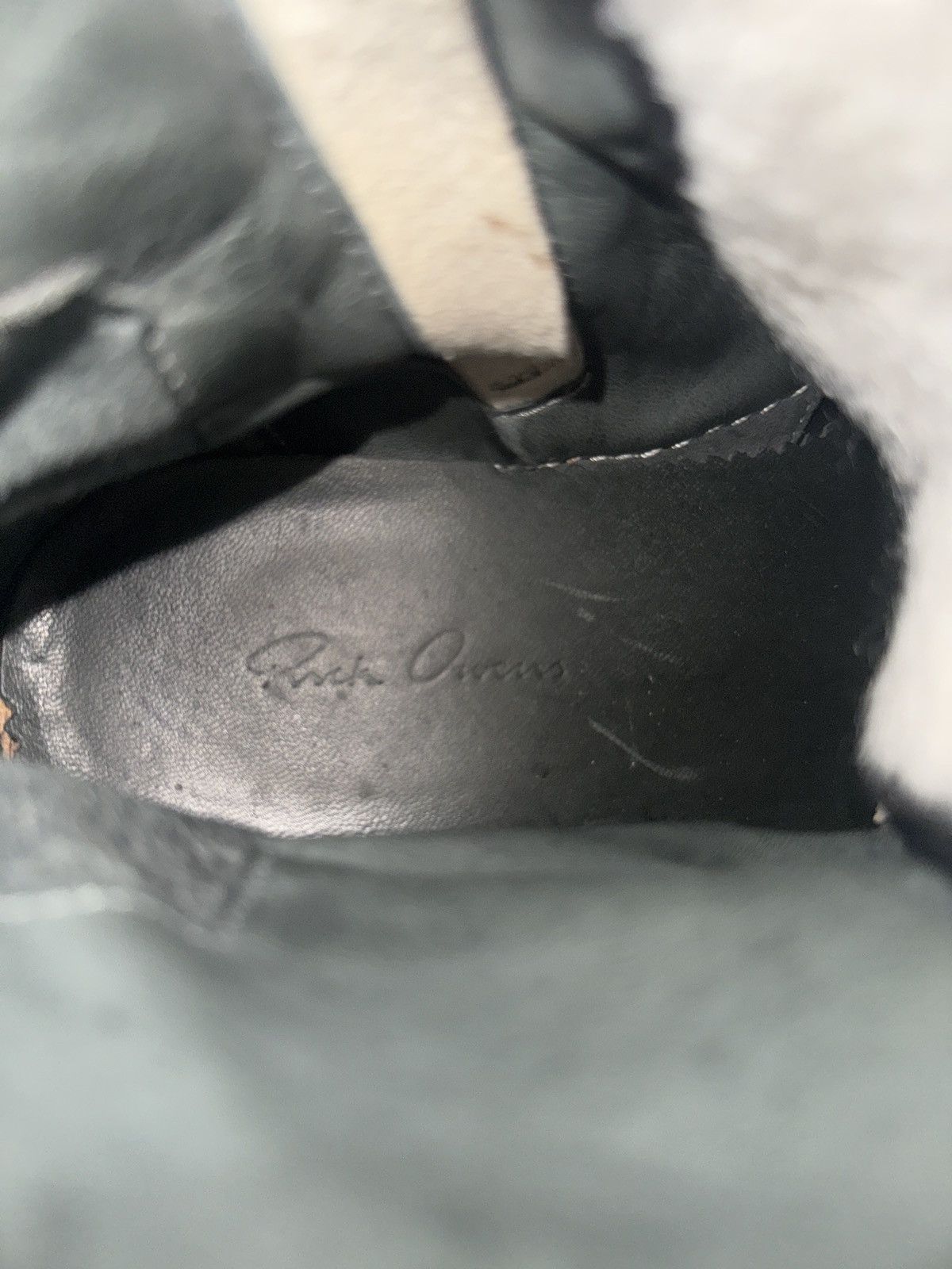 Rick Owens Rick Owens FW06 “Dustulator” Grey Pigskin Dunks Size US 9.5 / EU 42-43 - 10 Thumbnail