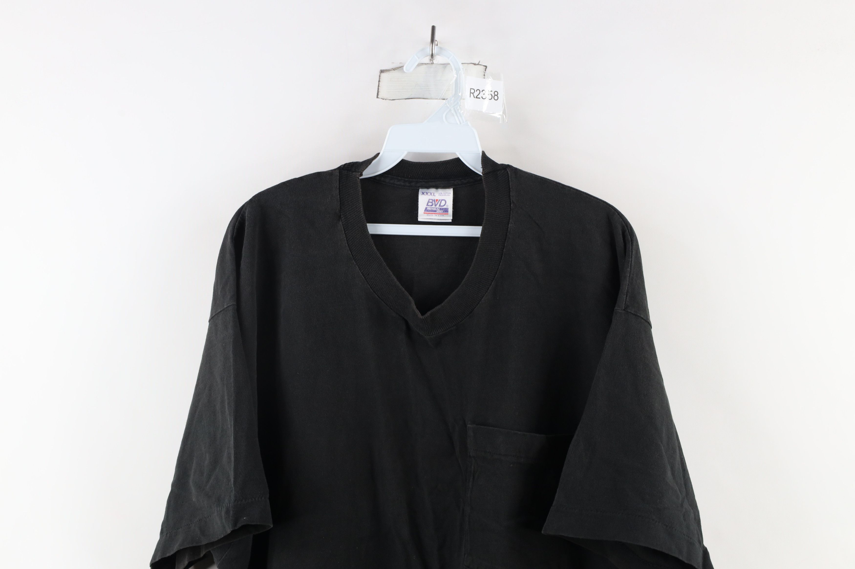 Vintage Vintage 90s Streetwear Short Sleeve T-Shirt Black Cotton USA Size US XXL / EU 58 / 5 - 2 Thumbnail