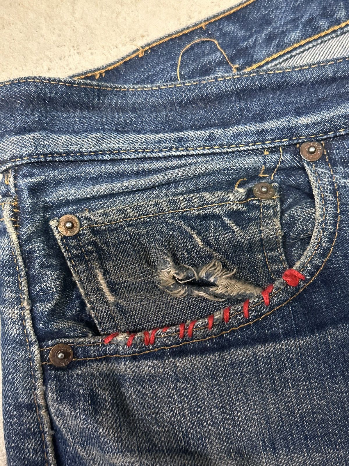 Levi's Vintage Levi’s 70s Single Selvedge Denim Jeans 36 x 30 Size US 36 / EU 52 - 6 Thumbnail