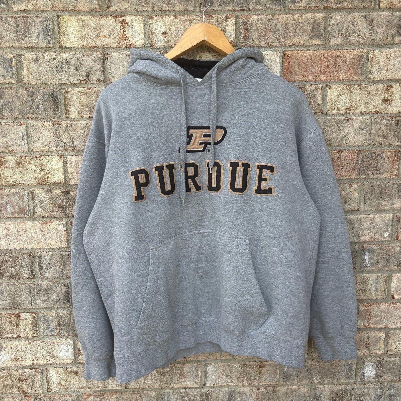 Other Vintage Purdue Gray Hoodie Size US XL / EU 56 / 4 - 9 Thumbnail