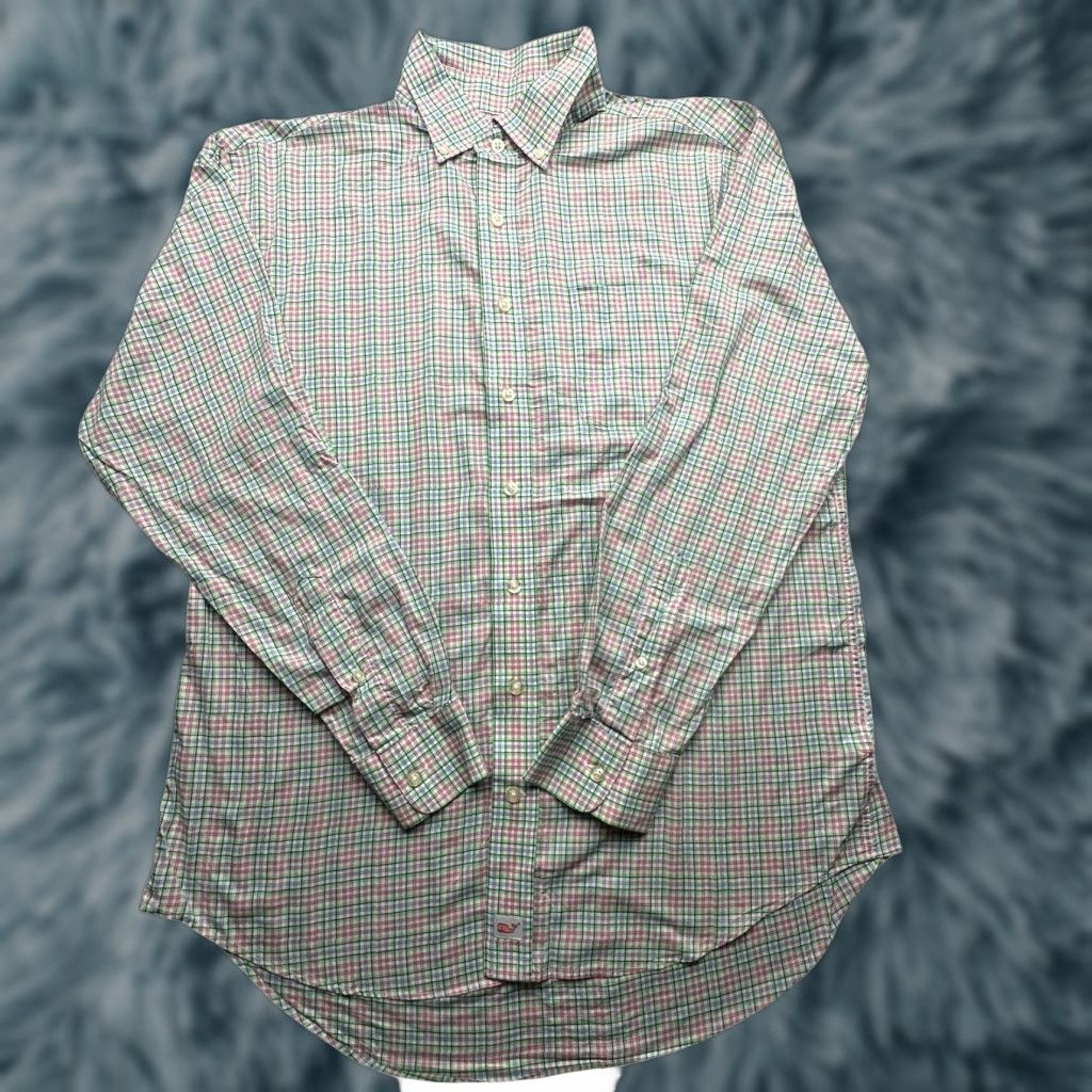 Vineyard Vines Vineyard Vines Button-Up Murray Plaid Shirt Mens Large Long Sleeve Size US L / EU 52-54 / 3 - 1 Thumbnail