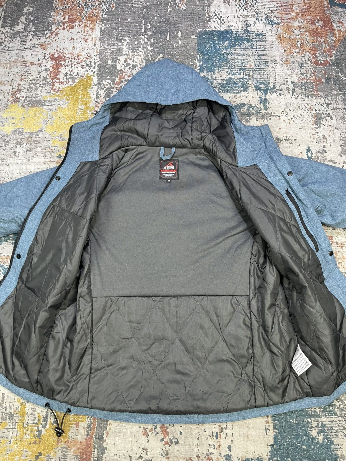Japanese Brand Aegis Invincible Shield Padded Windbreaker Jacket Size US M / EU 48-50 / 2 - 10 Thumbnail