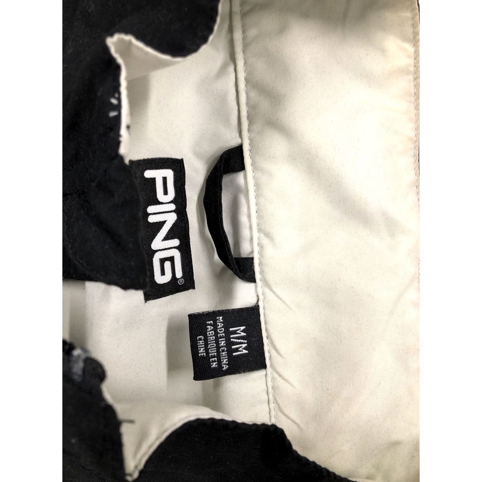 Vintage Ping Jacket Mens M Track Lightweight 1/4 Zip Windbreaker Zip Off Sleeves Black White Golf Size US M / EU 48-50 / 2 - 5 Thumbnail
