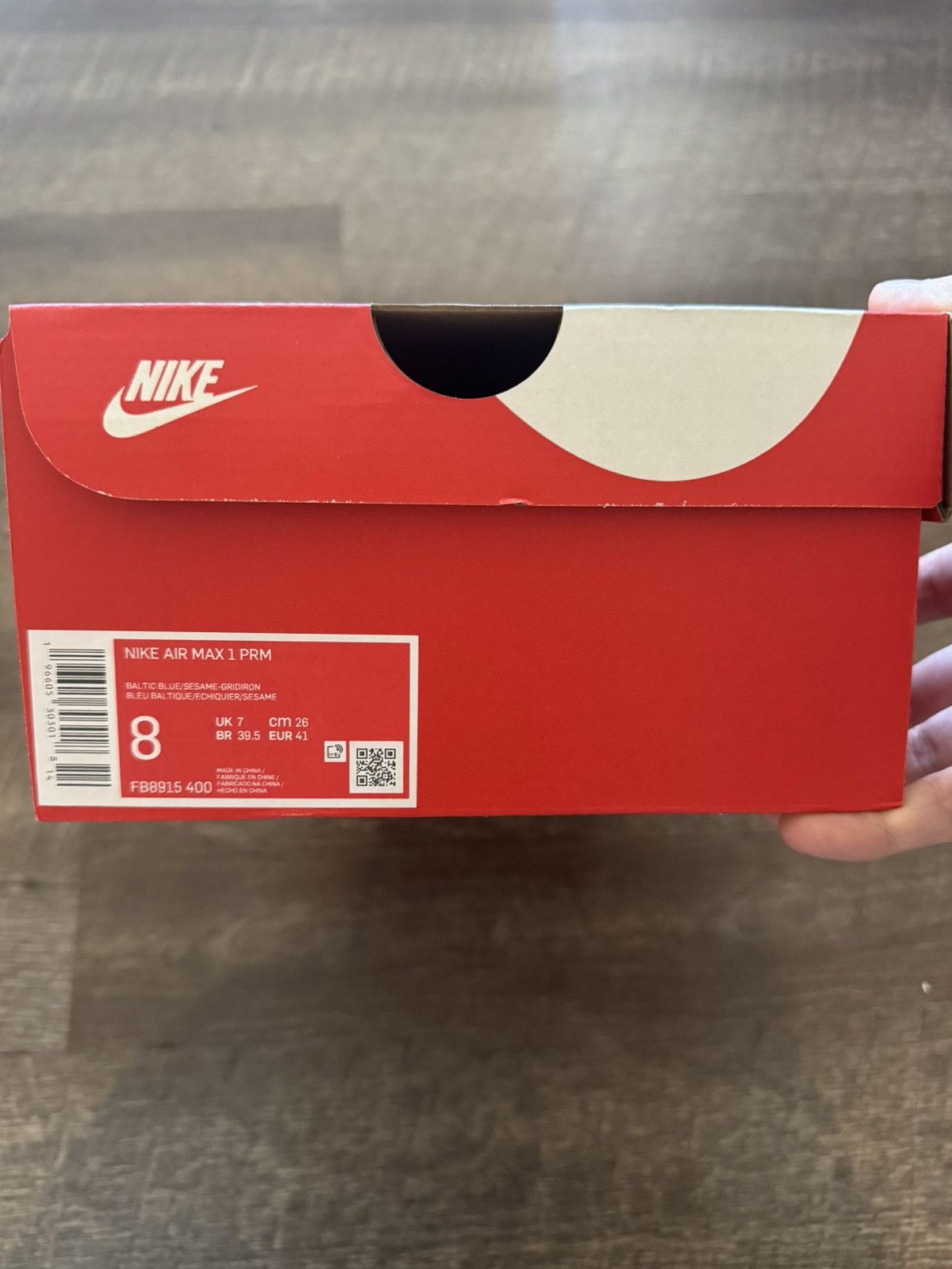 Nike Nike Air Max 1 “Blue Corduroy” Sz 8 Men’s (9.5 Women’s) Size US 8 / EU 41 - 8 Thumbnail