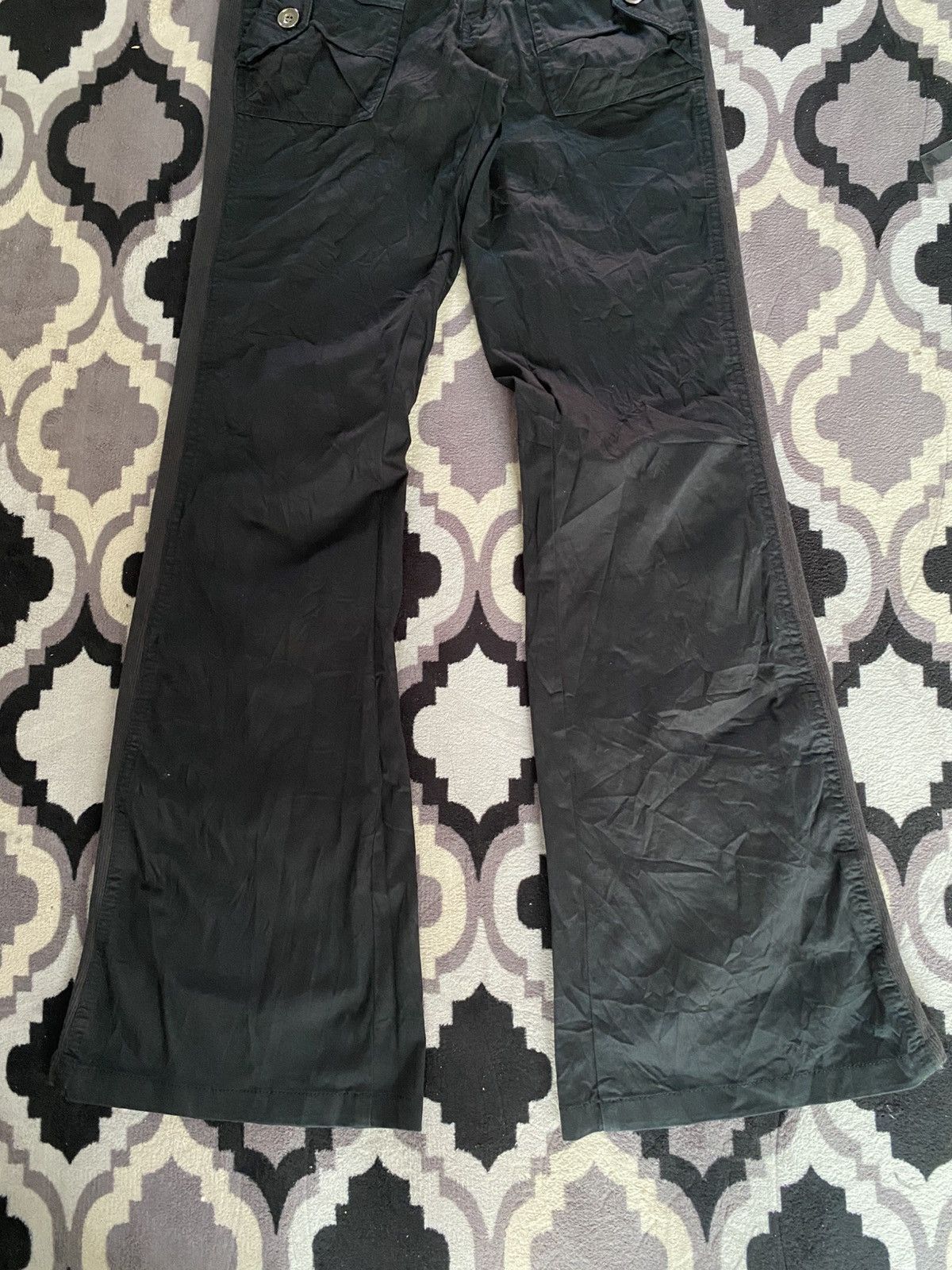 If Six Was Nine 2000s b.r.u.s.h flared pants vkei style Size US 27 - 3 Thumbnail