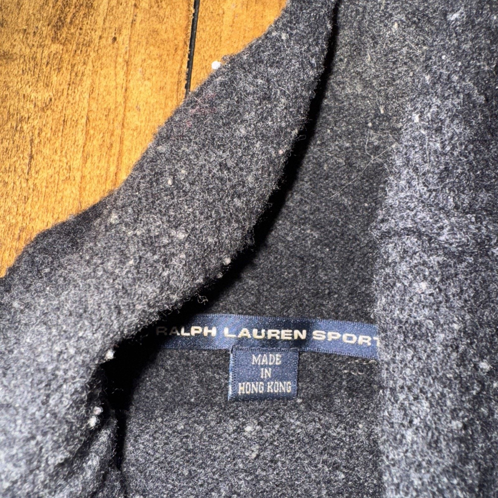 Ralph Lauren × Vintage Ralph Lauren Sport Wool Turtle Neck Grey Large 22x22 Size L / US 10 / IT 46 - 4 Thumbnail