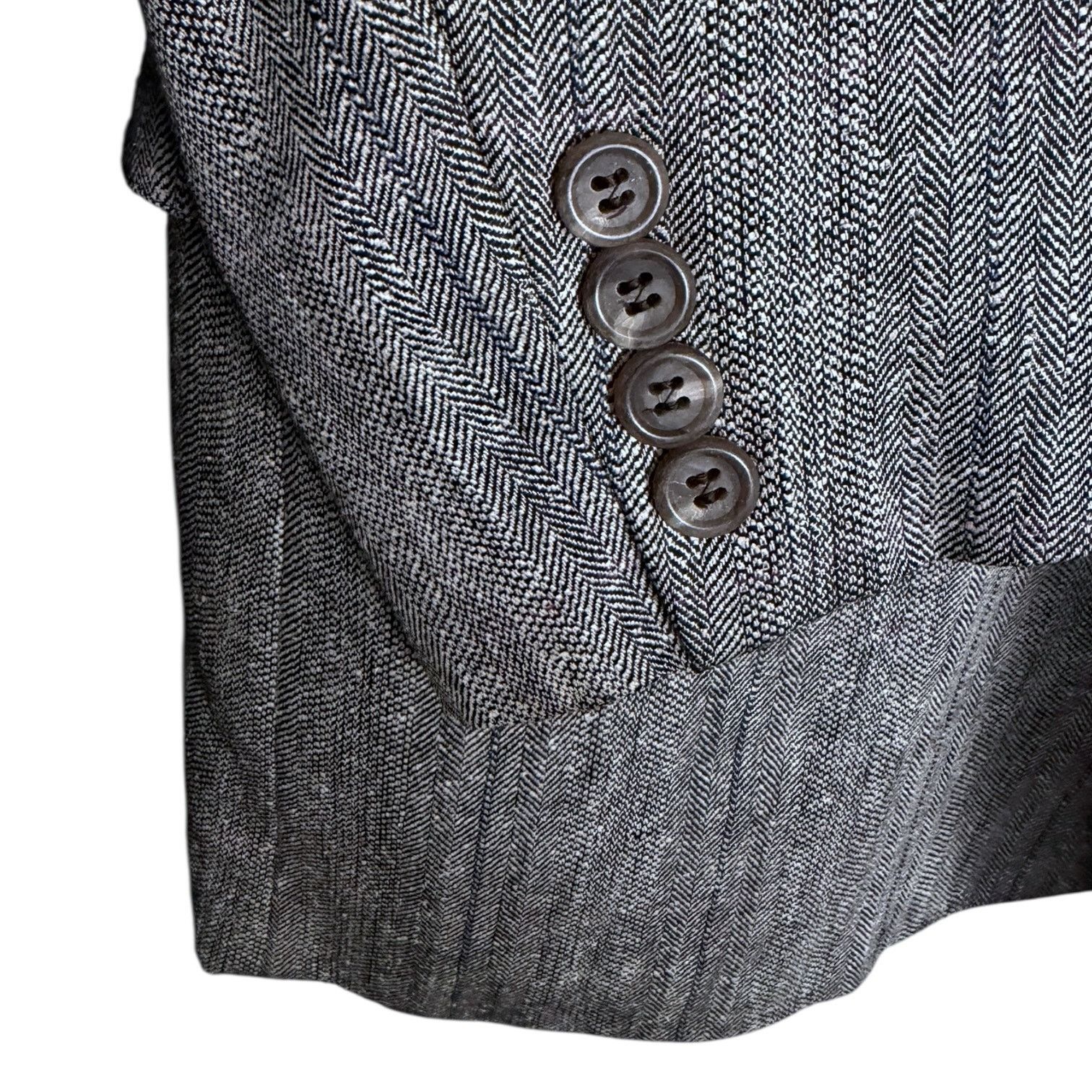 Polo Ralph Lauren Vintage Polo University Club 42R Gray Wool Blazer Preppy Size 42R - 6 Thumbnail