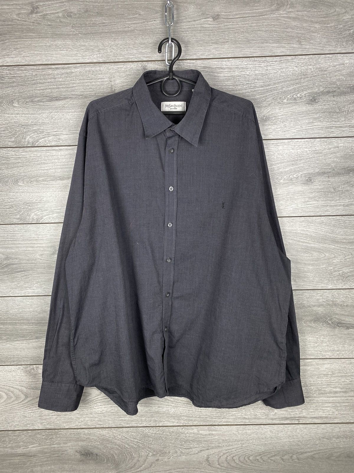 Yves Saint Laurent Mens Vintage Yves Saint Laurent Shirt Button Up Size US XXL / EU 58 / 5 - 1 Thumbnail